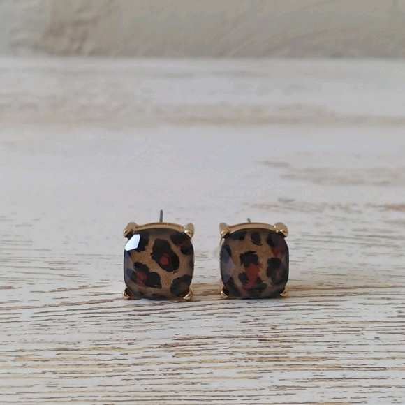 Bundle: Gold tassel and leopard earrings - Picture 2 of 11